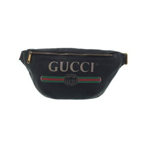 GUCCI Leather Belt Crossbody Bum Bag